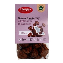 BIO kávové sušenky s kokosem 100 g Biopekárna Zemanka